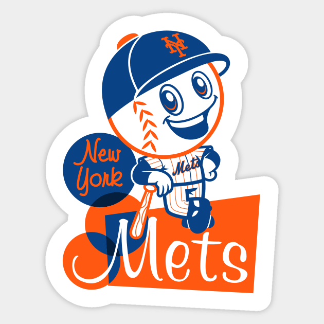 Mr Met Sticker by ElRyeShop